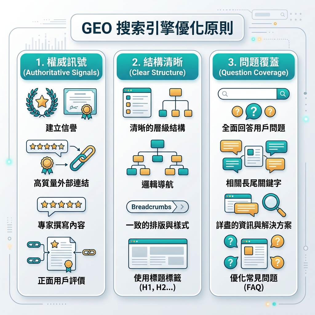 本地化信息图：搜索结果路径与 AI 答案路径的对比