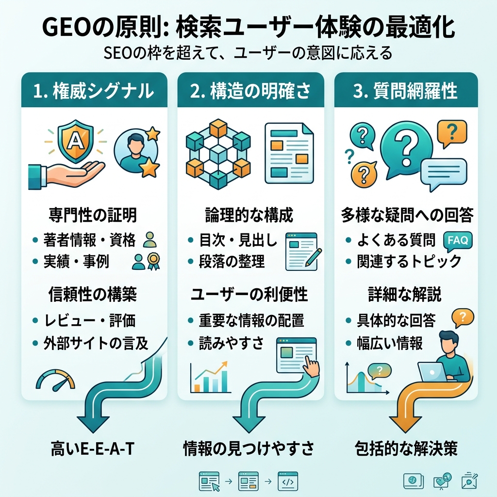 本地化信息图：搜索结果路径与 AI 答案路径的对比