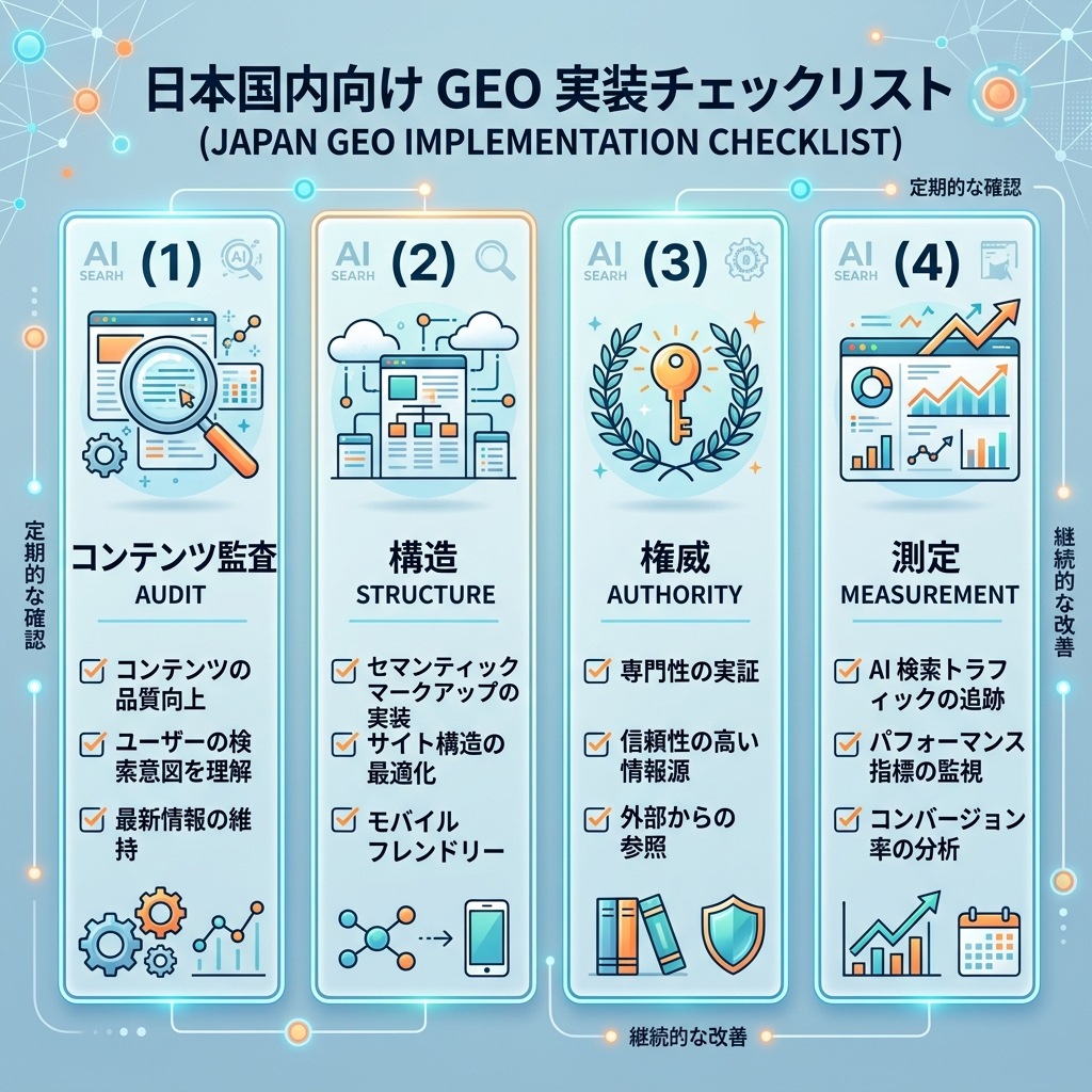 本地化信息图：从监测提示词到修复页面再到复测答案的 GEO 工作流