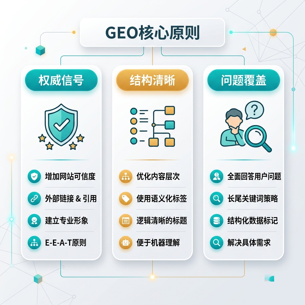 本地化信息图：搜索结果路径与 AI 答案路径的对比