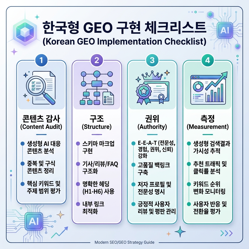 本地化信息图：从监测提示词到修复页面再到复测答案的 GEO 工作流