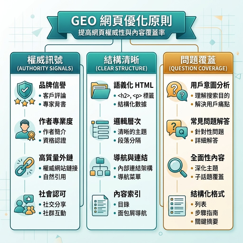 本地化信息图：搜索结果路径与 AI 答案路径的对比