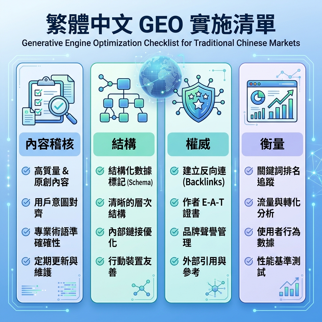 本地化信息图：从监测提示词到修复页面再到复测答案的 GEO 工作流