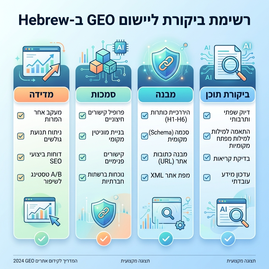 本地化信息图：从监测提示词到修复页面再到复测答案的 GEO 工作流