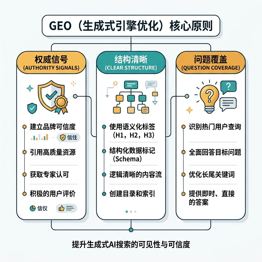 本地化信息图：搜索结果路径与 AI 答案路径的对比
