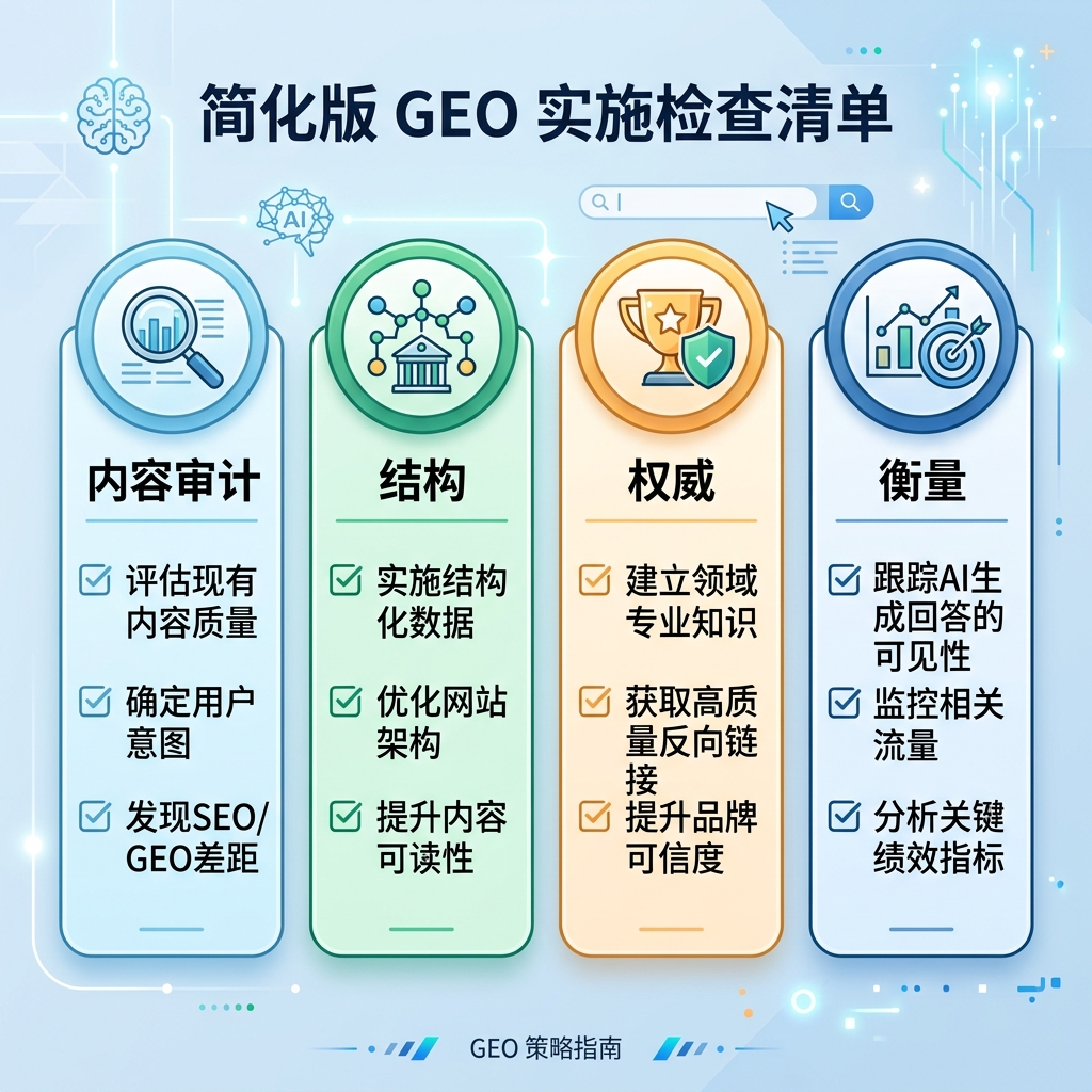 本地化信息图：从监测提示词到修复页面再到复测答案的 GEO 工作流