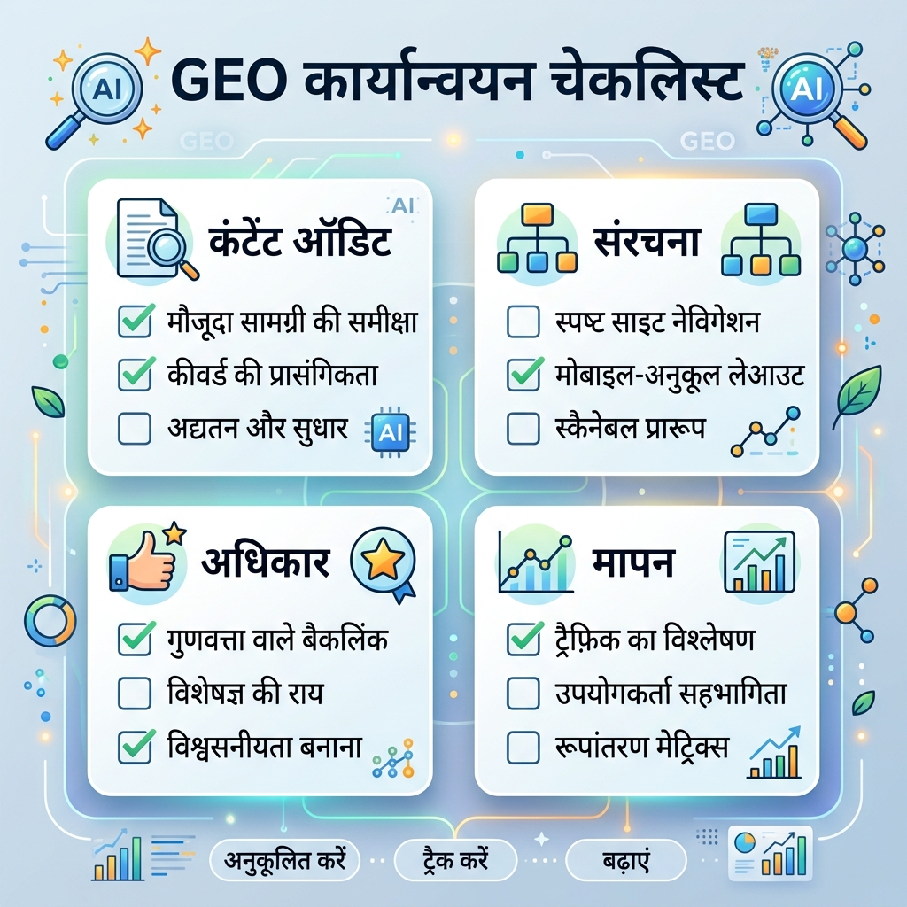 本地化信息图：从监测提示词到修复页面再到复测答案的 GEO 工作流