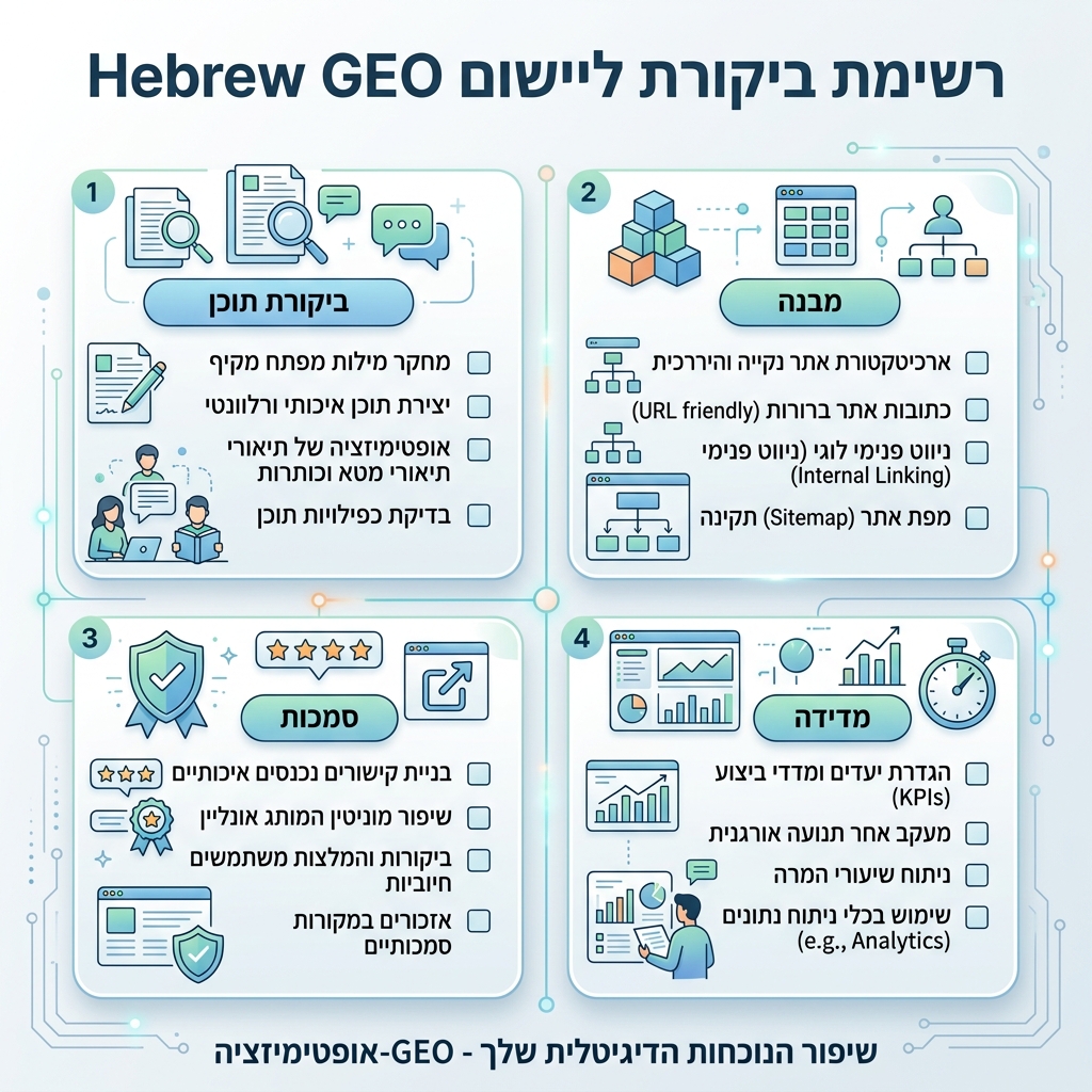 本地化信息图：从监测提示词到修复页面再到复测答案的 GEO 工作流