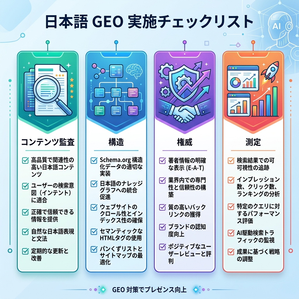 本地化信息图：从监测提示词到修复页面再到复测答案的 GEO 工作流