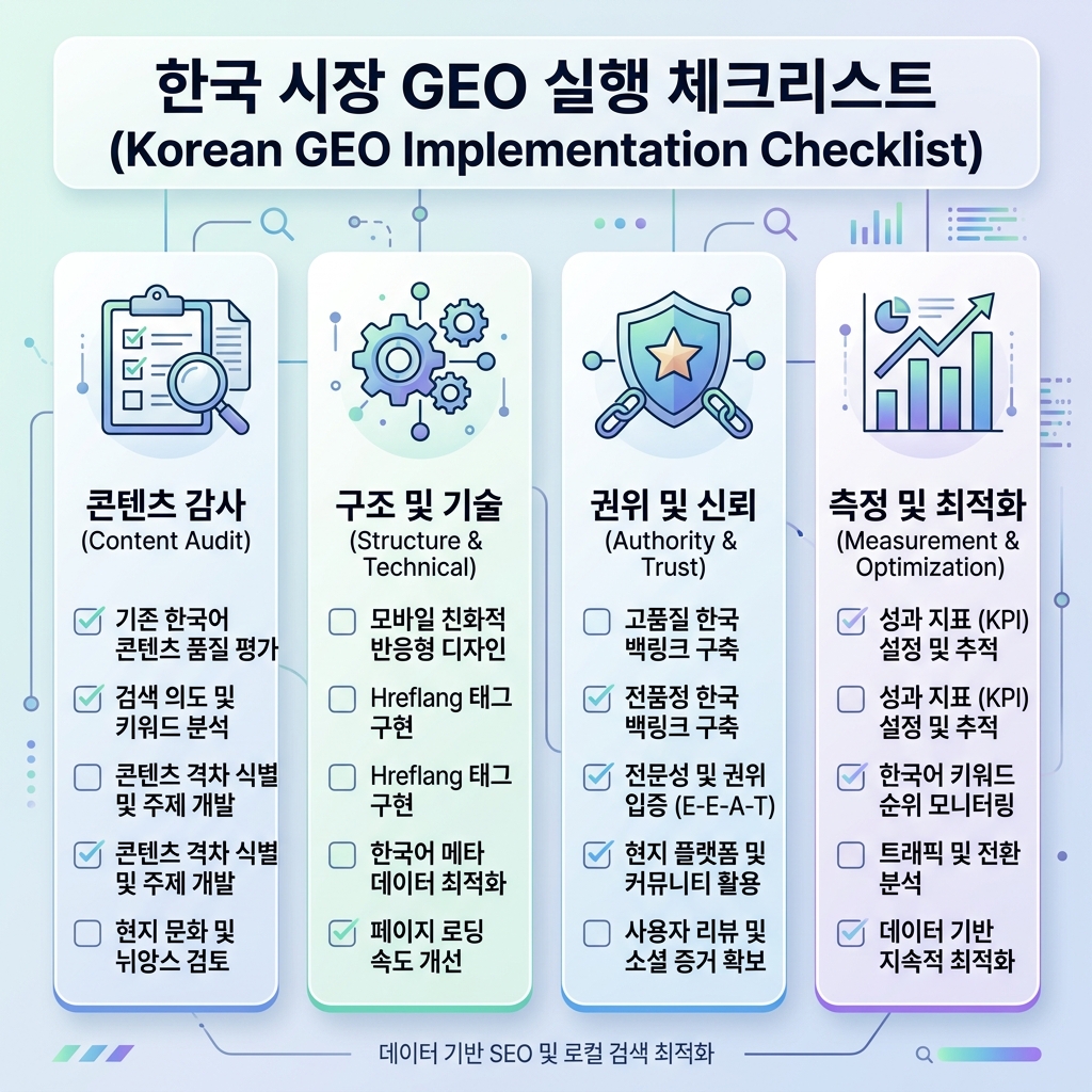 本地化信息图：从监测提示词到修复页面再到复测答案的 GEO 工作流