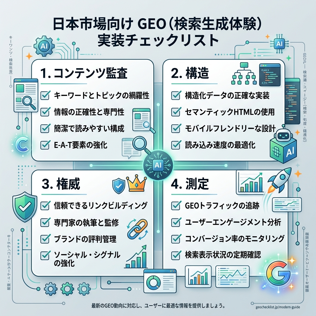 本地化信息图：从监测提示词到修复页面再到复测答案的 GEO 工作流
