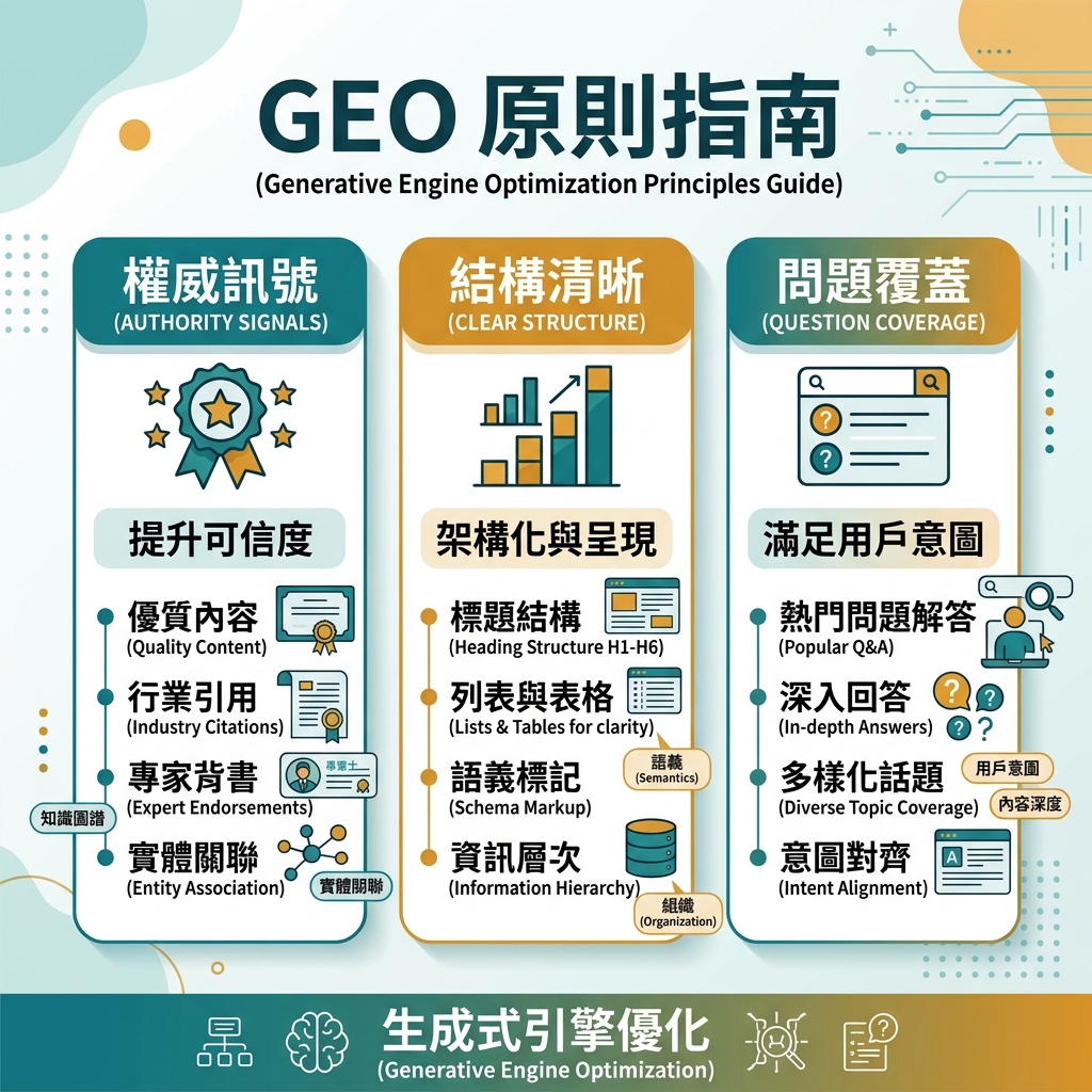 本地化信息图：搜索结果路径与 AI 答案路径的对比