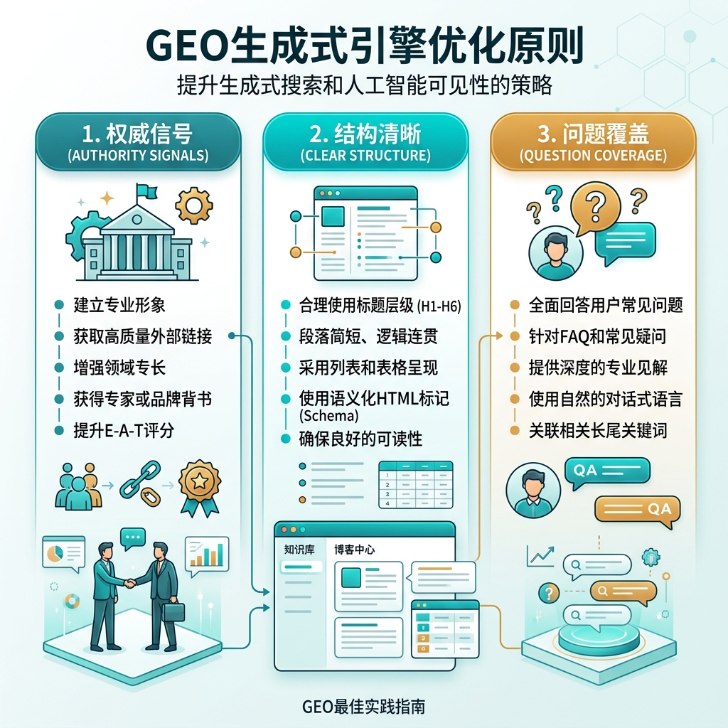 本地化信息图：搜索结果路径与 AI 答案路径的对比