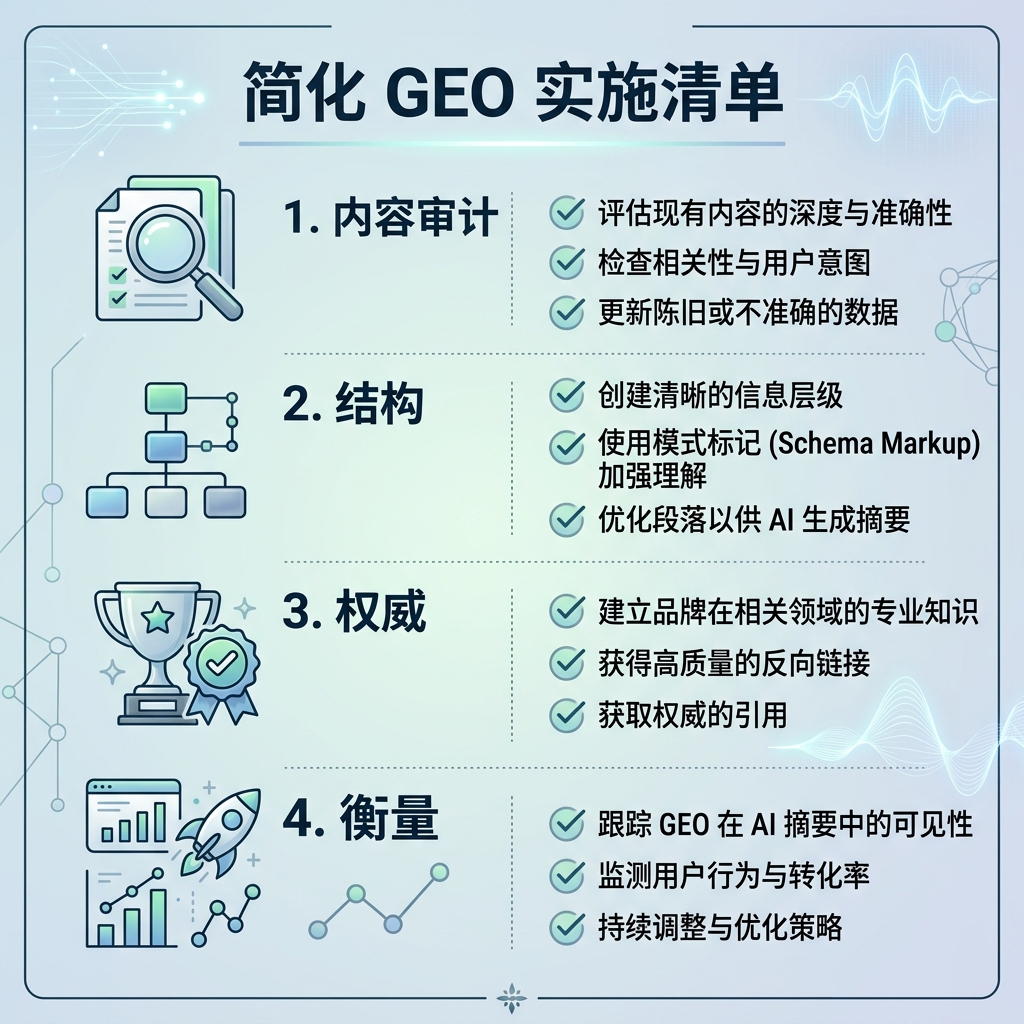 本地化信息图：从监测提示词到修复页面再到复测答案的 GEO 工作流
