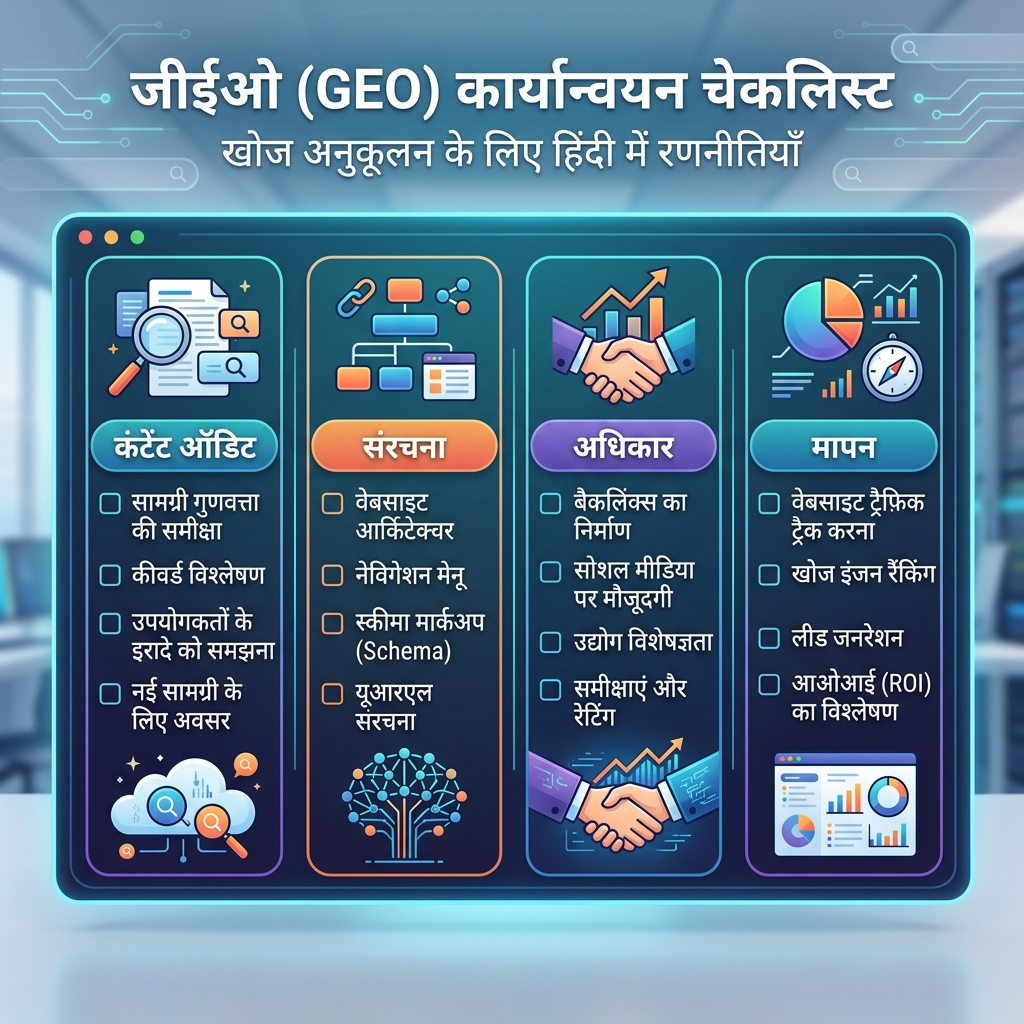 本地化信息图：从监测提示词到修复页面再到复测答案的 GEO 工作流