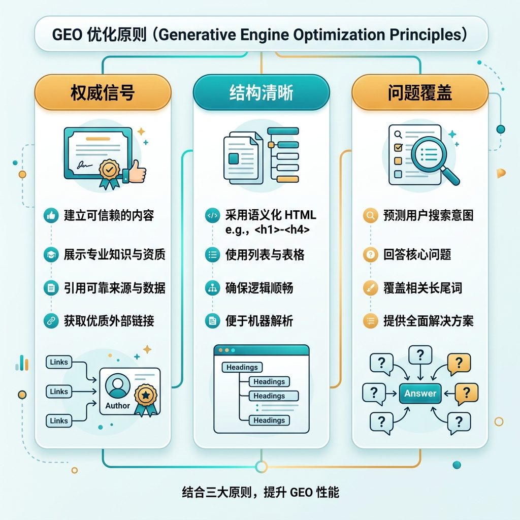 本地化信息图：搜索结果路径与 AI 答案路径的对比