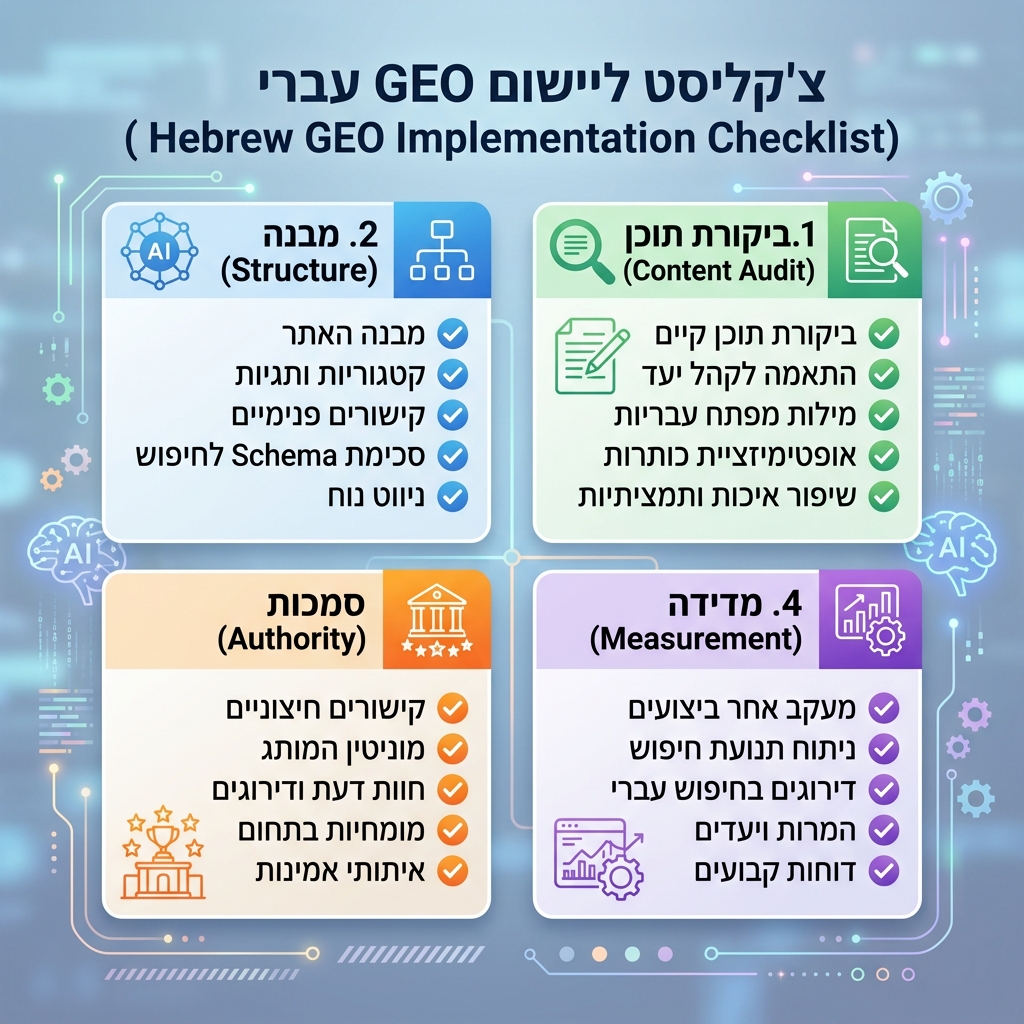 本地化信息图：从监测提示词到修复页面再到复测答案的 GEO 工作流