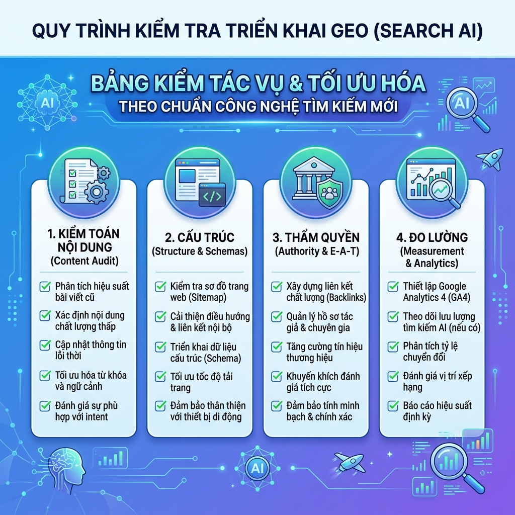 本地化信息图：从监测提示词到修复页面再到复测答案的 GEO 工作流