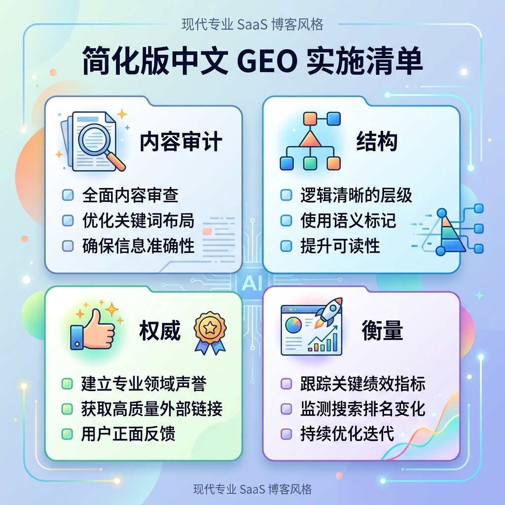 本地化信息图：从监测提示词到修复页面再到复测答案的 GEO 工作流