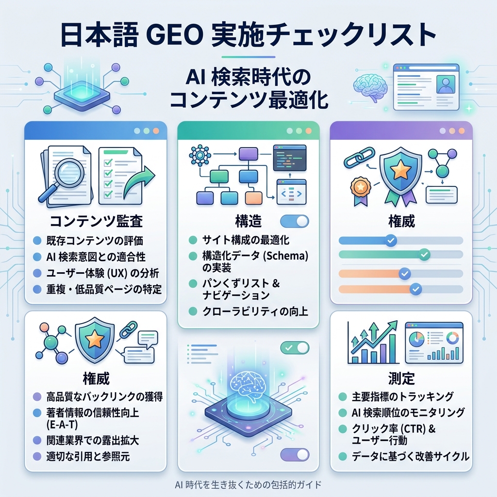 本地化信息图：从监测提示词到修复页面再到复测答案的 GEO 工作流