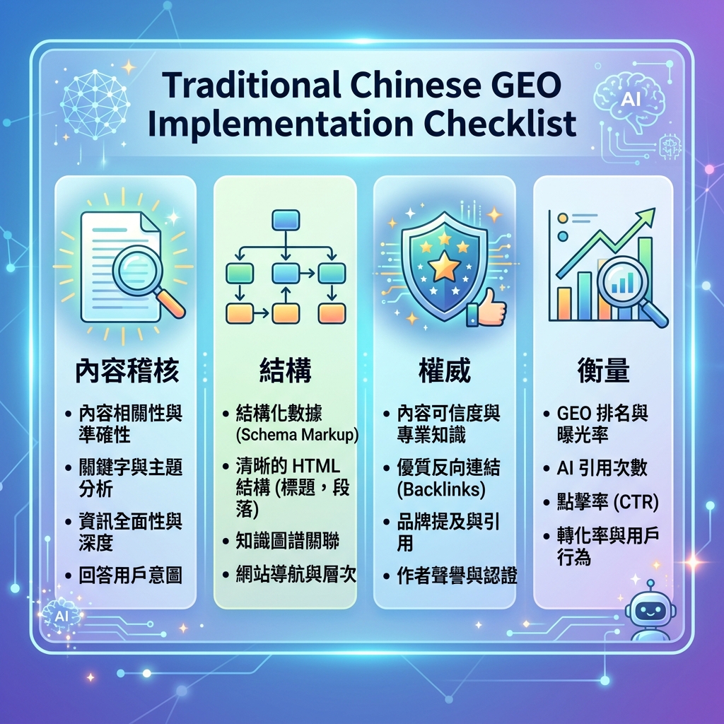 本地化信息图：从监测提示词到修复页面再到复测答案的 GEO 工作流