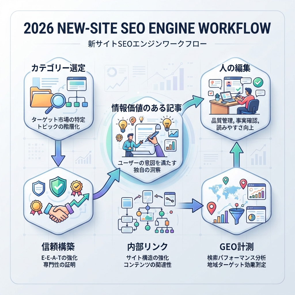 2026年の新規サイトSEOエンジン