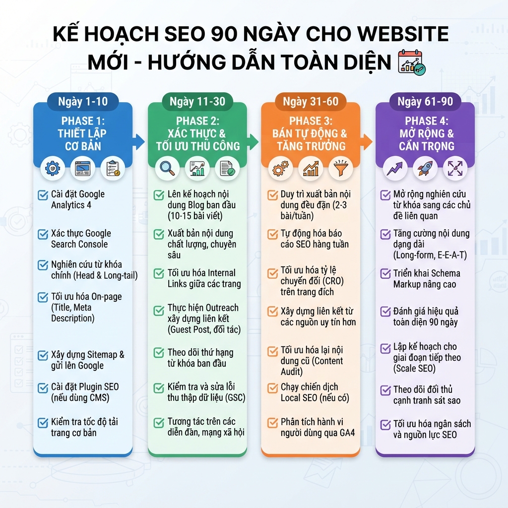 Kế hoạch SEO 90 ngày