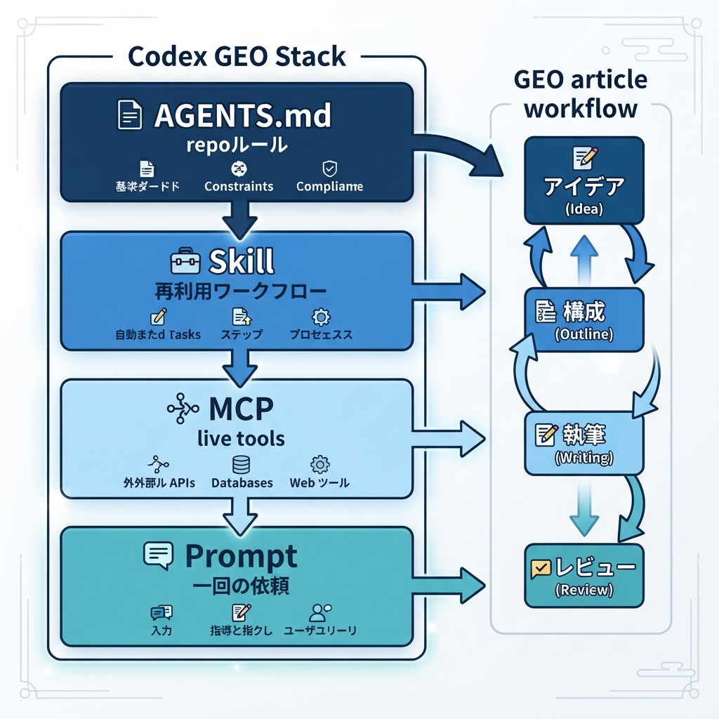Codex GEO stack comparison matrix