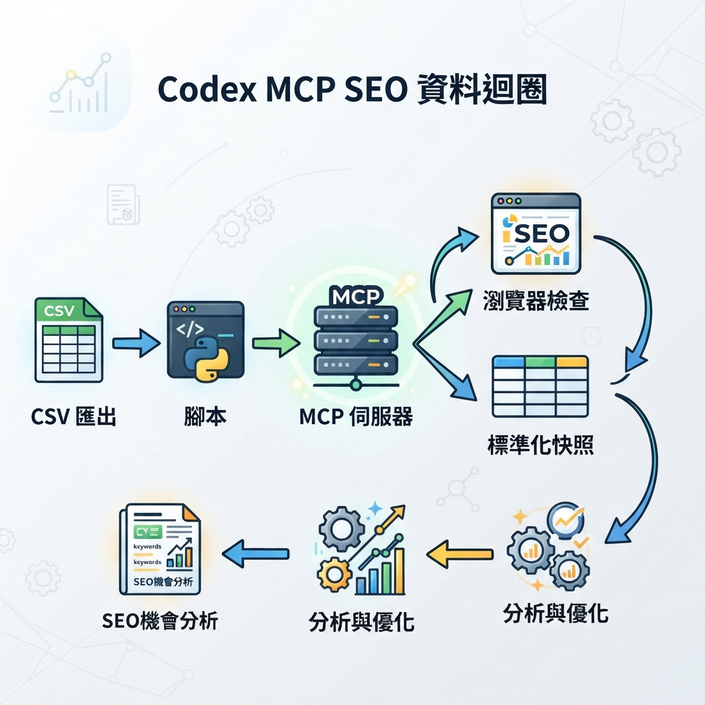 Codex MCP SEO data 繁中封面