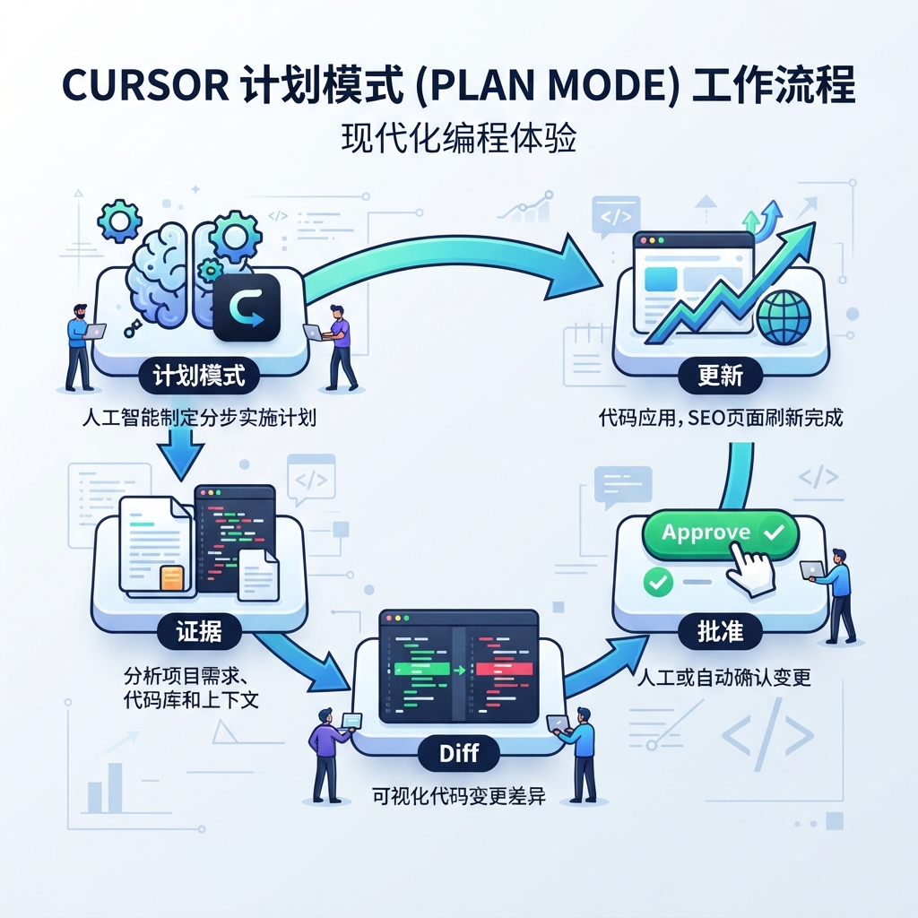 Cursor Plan Mode 安全更新 SEO/GEO 页面：先诊断、核准范围、再小幅修改