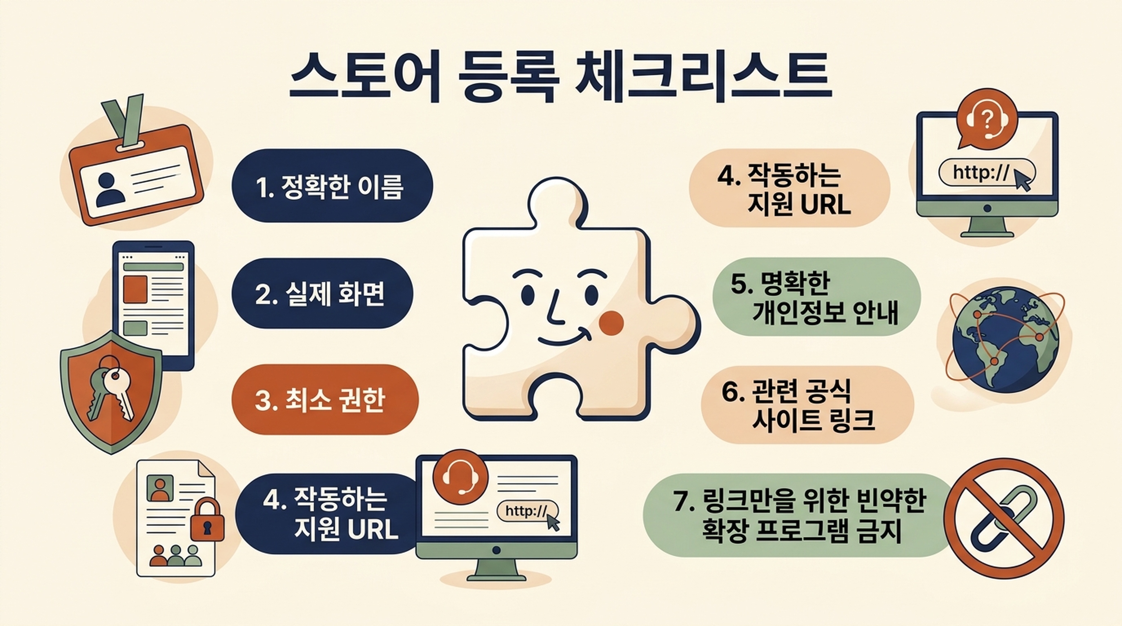 신뢰할 수 있는 Chrome 웹 스토어 등록을 위한 체크리스트