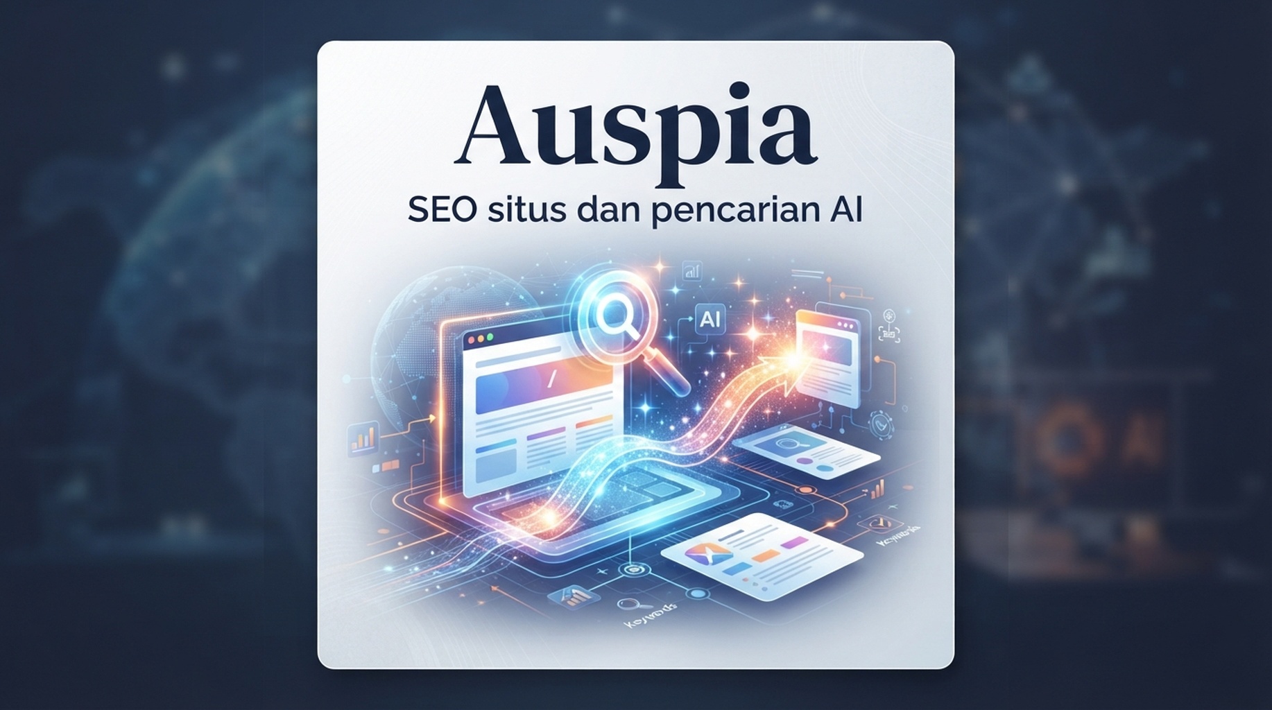 Kartu Auspia untuk SEO situs, visibilitas AI, akses crawler, dan kesiapan GEO