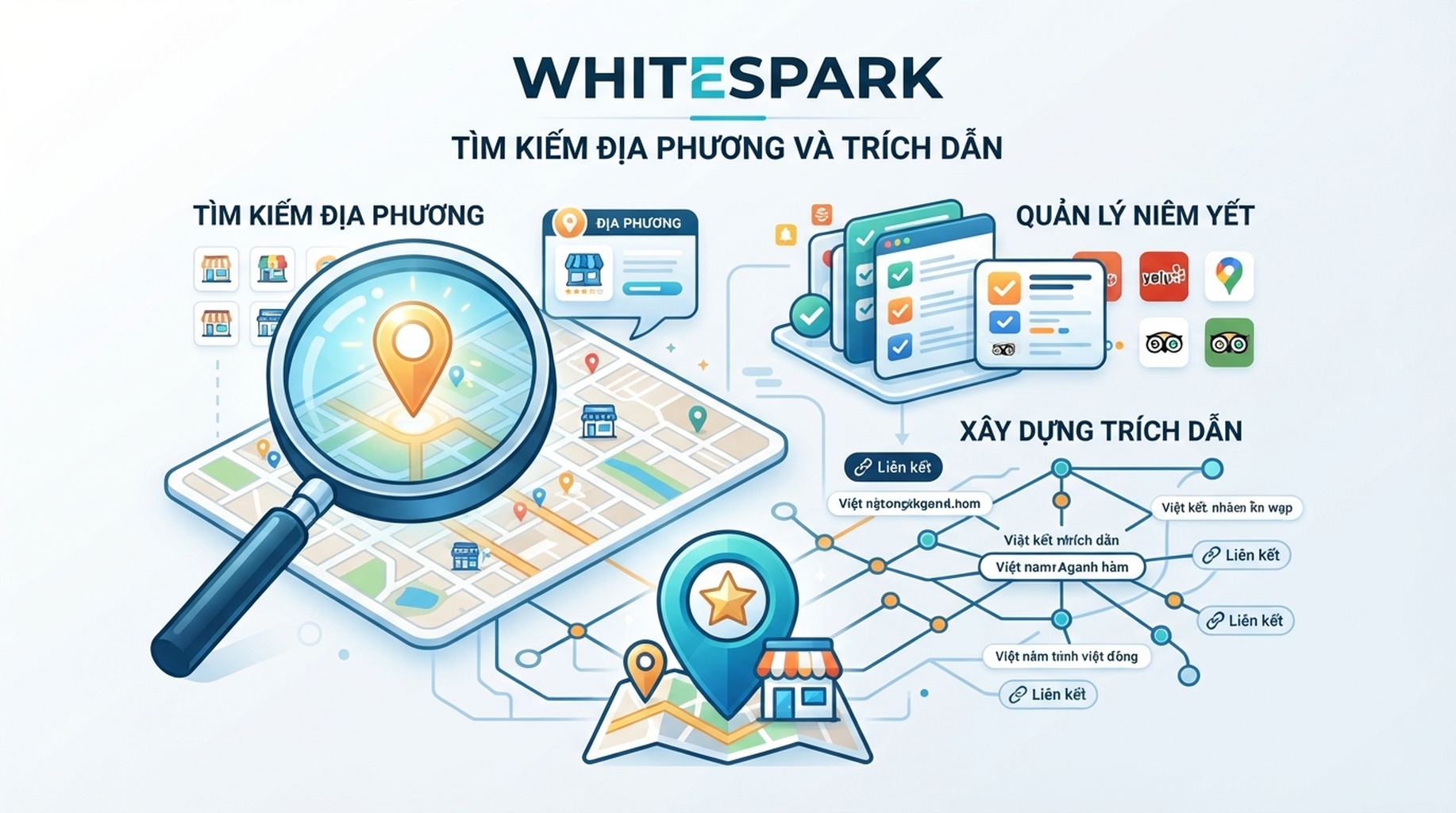 Thẻ Whitespark cho thứ hạng địa phương, quản lý listing và trích dẫn