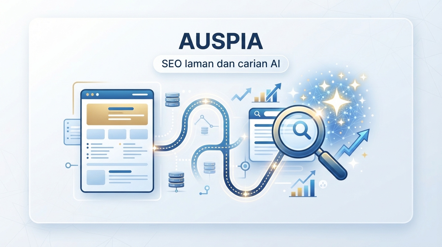 Kad Auspia untuk SEO laman, keterlihatan AI, akses crawler dan kesediaan GEO