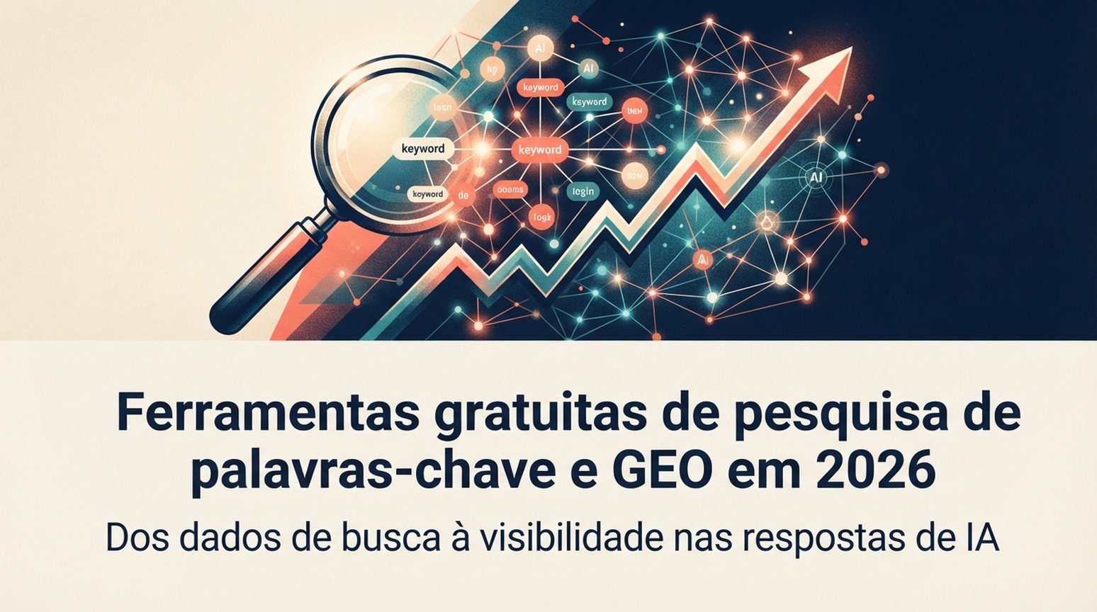 Ferramentas gratuitas de pesquisa de palavras-chave e GEO em 2026.