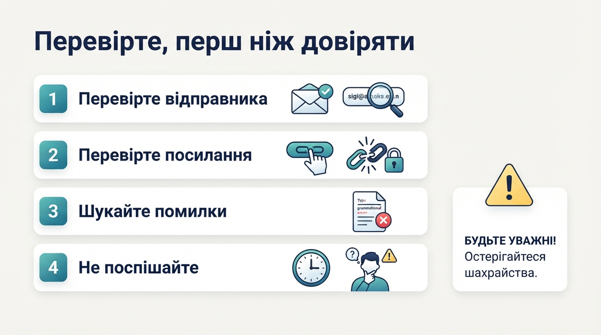 Картка-чекліст із чотирма перевірками підключення агента до даних: сервер зареєстровано, перелік інструментів, реальний запит, шлях відмови