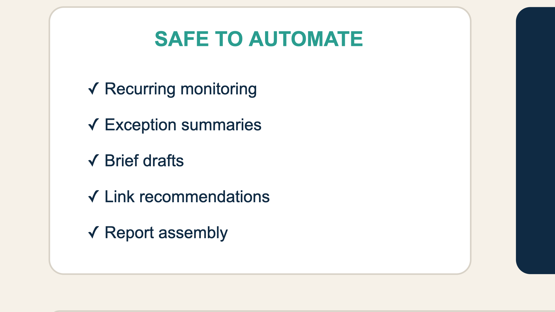 Automate versus keep human matrix for SEO and GEO workflows