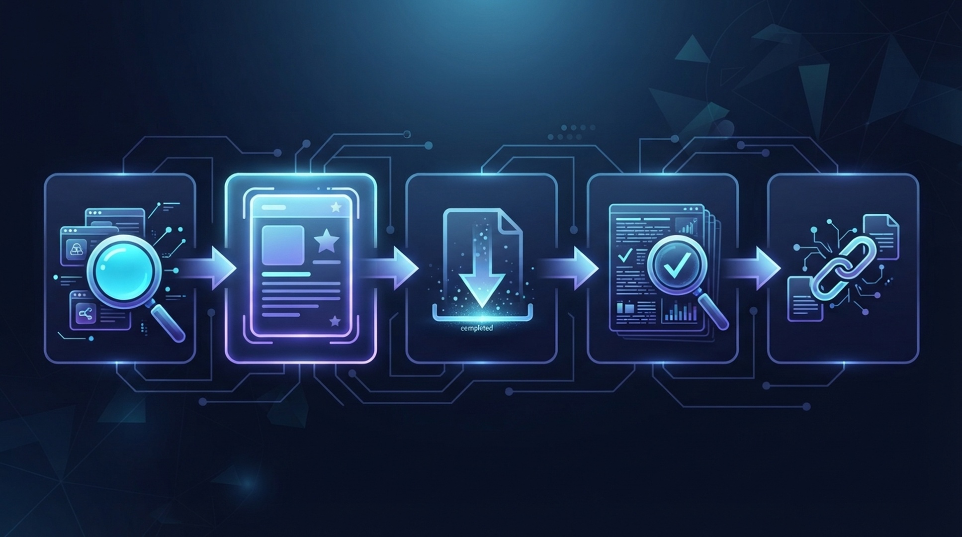 DeepSeek 검색 결과에서 출처 텍스트로 주장을 검증하기까지의 다섯 단계.