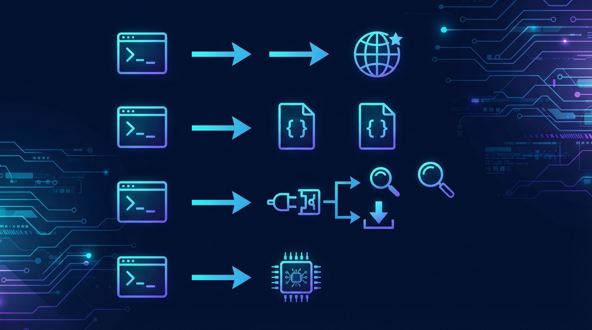 Comparación de cuatro formas de conectar DeepSeek Search con Claude Code.