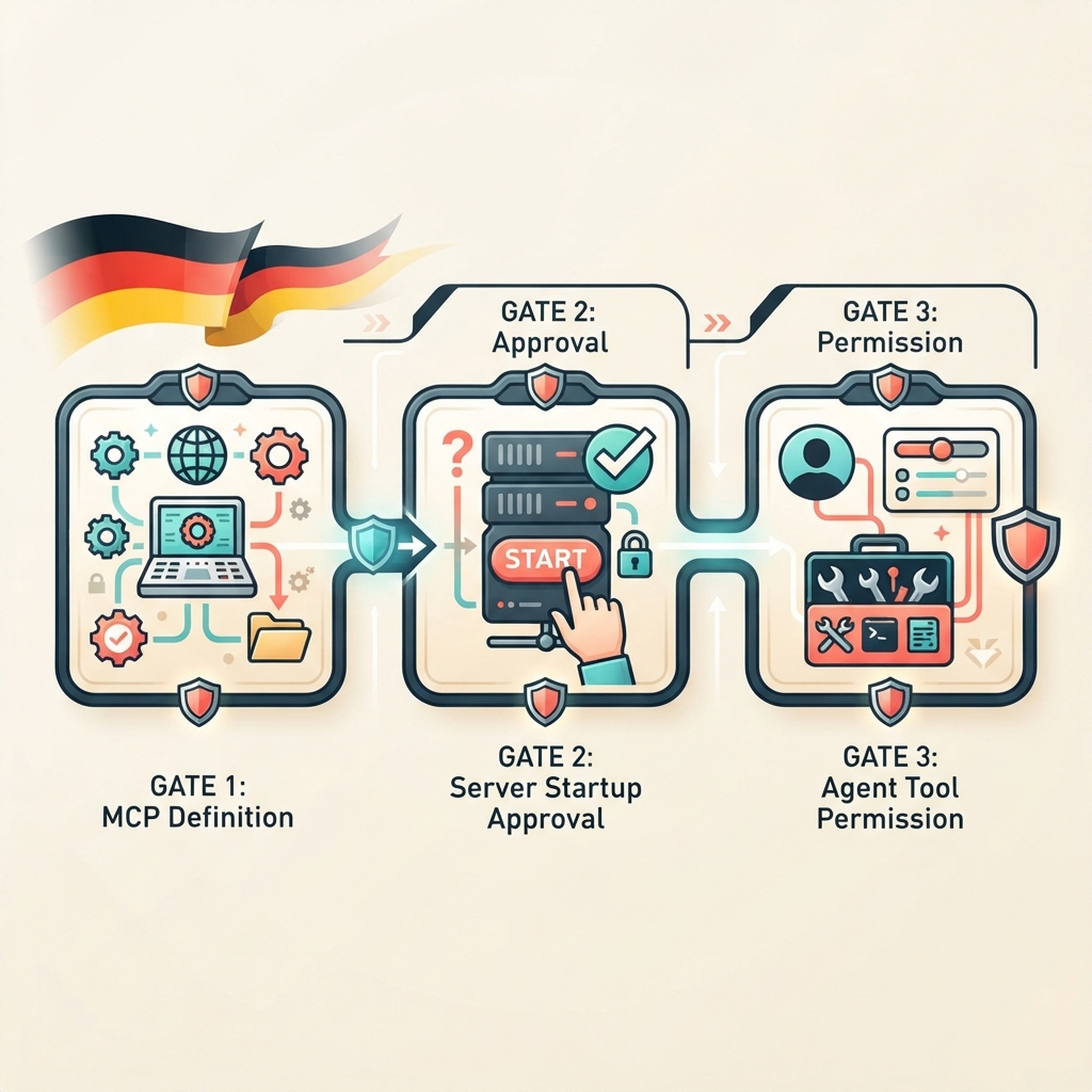 Warp kombiniert globale oder projektbezogene MCP-Konfiguration mit Werkzeugberechtigungen pro Agent Profile.