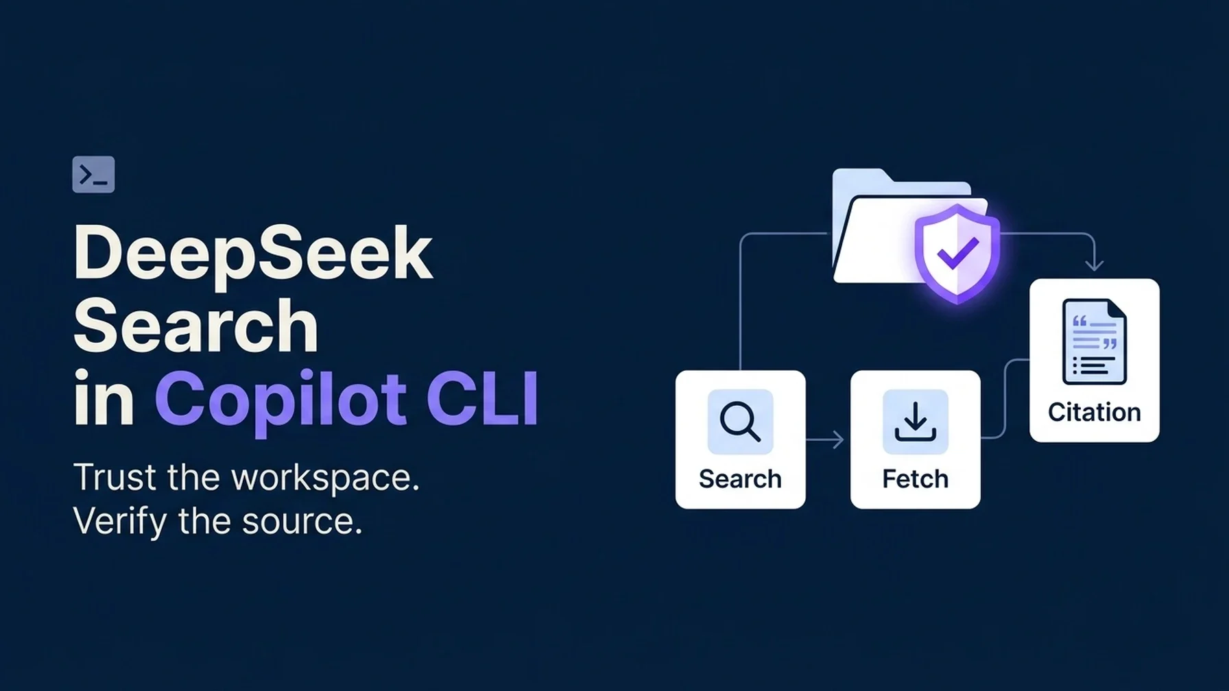 Search live sources from GitHub Copilot CLI with a trusted project MCP server and source verification.